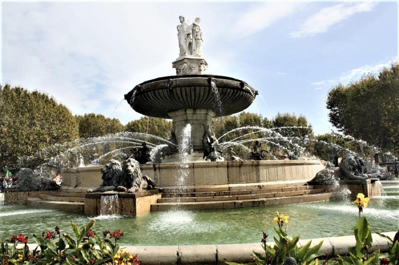 Blue Fountain Luxueux Studio Aix Centre Historique -Wifi-Smart Tv- Aix-en-Provence Exteriör bild